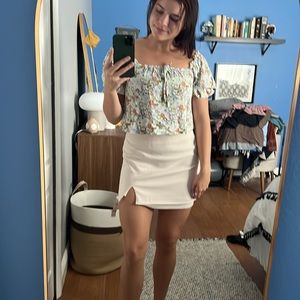 Pacsun off the shoulder crop shirt